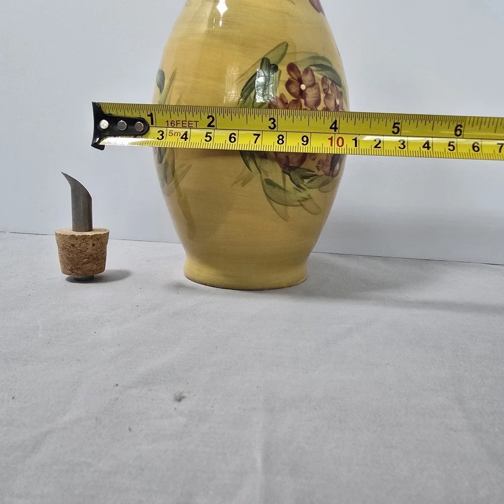 LaTroyance By Tabletops Unlimited Olive Oil Dispenser VTG Hand Painted Tuscany